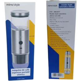 Moedor Duplo Automático Elétrico USB Mimo Style