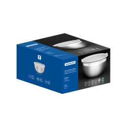 Recipiente Tramontina Cucina em Aço Inox com Tampa Plastica Preparar e Servir 24 cm 5,2 L