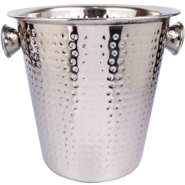 BALDE DE GELO INOX MARTELADO BZ