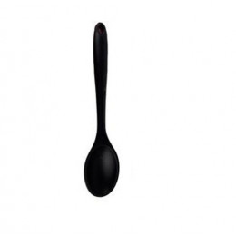 Colher de Silicone Preta 28cm Mimo
