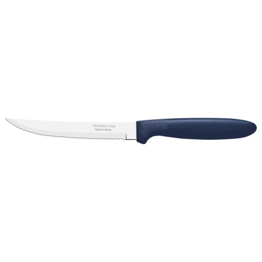 Faca para Churrasco Tramontina Ipanema com Lamina em Aço Inox e Cabo de Polipropileno Azul 5