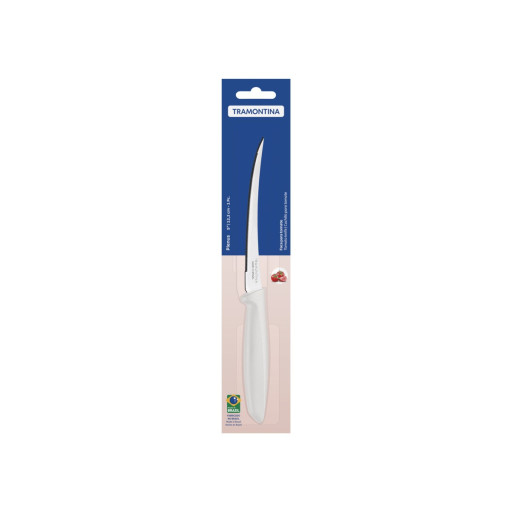 Faca para Tomate Tramontina Plenus com Lamina em Aço Inox e Cabo de Polipropileno Off White 5