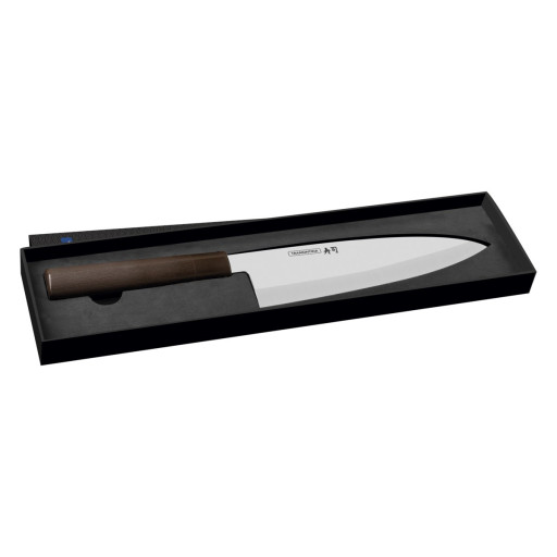 Faca Deba Tramontina Sushi com Lâmina em Aço Inox e Cabo de Nylon 8