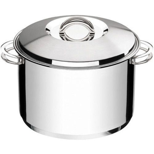 Caçarola Tramontina Solar Funda em Aço Inox Fundo Triplo com Tampa e Alças  24 cm 6,1 L