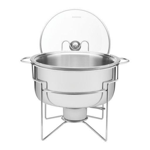 Rechaud Banho-maria Tramontina em Aço Inox 7 L com Fogareiro