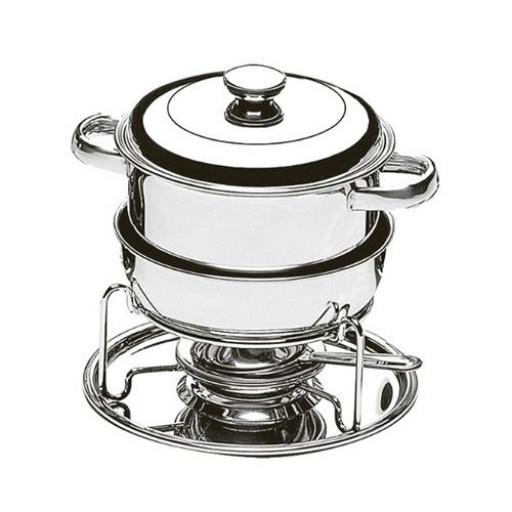 Rechaud Inox Com Banho Maria 8l 5pçs Plátanos