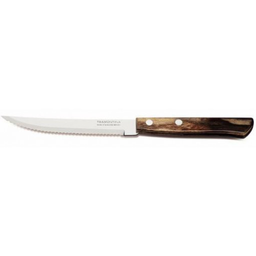 Faca Para Churrasco Inox 5´´ Polywood Castanho - Tramontina
