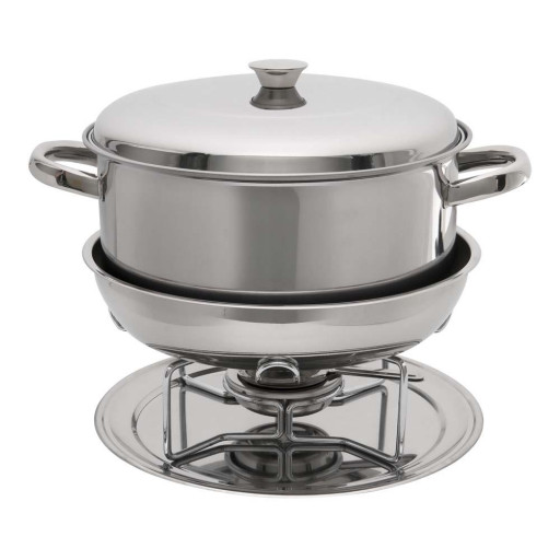 Réchaud Plátanos c/ Banho Maria 1,5lts - Brinox