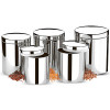 Conjunto de Potes p/ Mantimentos c/ 5 pçs - Brinox - 1