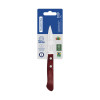 Faca para Legumes e Frutas Tramontina Polywood com Lamina em Aço Inox e Cabo de Madeira Vermelho 3"