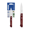 Faca para Legumes e Frutas Tramontina Polywood com Lamina em Aço Inox e Cabo de Madeira Vermelho 3"