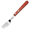 Garfo Jumbo Tramontina com Lamina em Aço Inox e Cabo em Madeira Polywood Vermelho