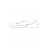Frigideira Tramontina Profissional em Aluminio Acabamento Externo Lixado com Revestimento Interno Antiaderente Starflon