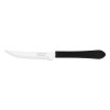 Faca para Churrasco Tramontina Leme com Lamina em Aço Inox e Cabo de Polipropileno Preto 4"