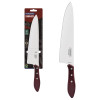 Faca Tramontina para Carne 10" em Aço Inox e Cabo Vermelho Polywood