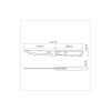 Conjunto de Facas para Churrasco Tramontina 5" em Aço Inox com Cabo Castanho Polywood 6 Peças