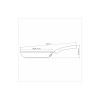 Frigideira Tramontina Profissional em Aluminio Acabamento Lixado E Revestimento Interno Antiaderente Starflon T3 24 cm 1