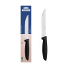 Faca para Cozinha Tramontina Plenus com Lamina em Aço Inox e Cabo de Polipropileno Preto 6"