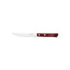 Faca para Churrasco Tramontina com Lâmina em Aço com Fio Liso e Cabo de Madeira Tratada Polywood Vermelho 5 polegada