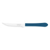 Faca para Churrasco Tramontina Leme com Lamina em Aço Inox e Cabo de Polipropileno Azul Oceano 4"