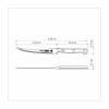 Faca para Tomate Tramontina Century com Lamina em Aço Inox e Cabo de Policarbonato com  Fibra de Vidro Preto 5"