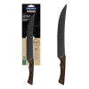 Faca para Carne Tramontina Churrasco Black com Lamina em Aço Inox Escurecido e Cabo de Madeira 10 polegada