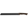 Faca para Fatiar Tramontina Churrasco Black com Lamina em Aço Inox Escurecido e Cabo de Madeira 12 polegada