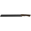 Faca para Fatiar Tramontina Churrasco Black com Lamina em Aço Inox Escurecido e Cabo de Madeira 12 polegada