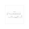 Faca para Churrasco Tramontina com Lâmina em Aço com Fio Liso e Cabo de Madeira Tratada Polywood Castanho 5 polegada