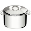 Caçarola Tramontina Solar Funda em Aço Inox Fundo Triplo com Tampa e Alças 20 cm 3,6 L