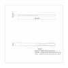 Faca para Churrasco Tramontina Italy 6mm em Aço Inox Forjado