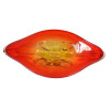 Centro De Mesa  Vermelho Com Ambar 70x50cm- Cristais São Marcos - 2