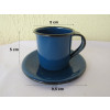 Caneca com Pires Tradicional Azul