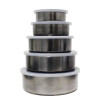 Conjunto de Potes Inox com tampa 5 Peças Wincy 