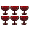 Conjunto de Taças de Coquetel Mimo Style Vermelho Vitral Verre - 6 Peças - 1