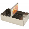 Display com Porta Sachê de Aço Inox