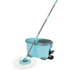 Kit Limpeza mop circular e balde com pedal limpeza prática - mor - 1