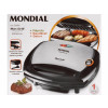 Grill Mondial G-07 Premium Max Grill com Espátula e Bandeja Coletora - Preto/Inox - 220V - 1