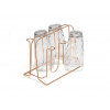 Suporte Para 06 Copos Art Cook Rose Gold Arthi