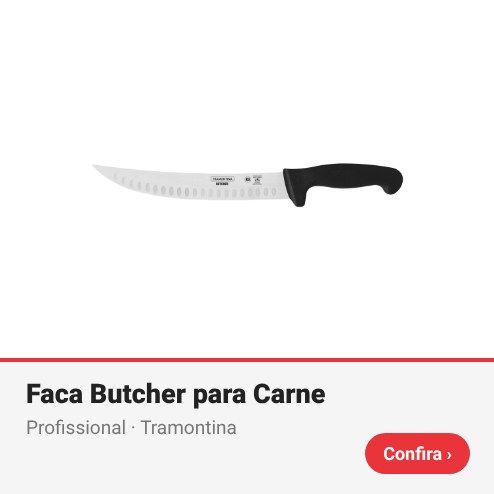 Faca Butcher para Carne Tramontina